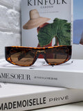 Prada Rectangular Brown Lens Sunglasses for Men & Women - 358408