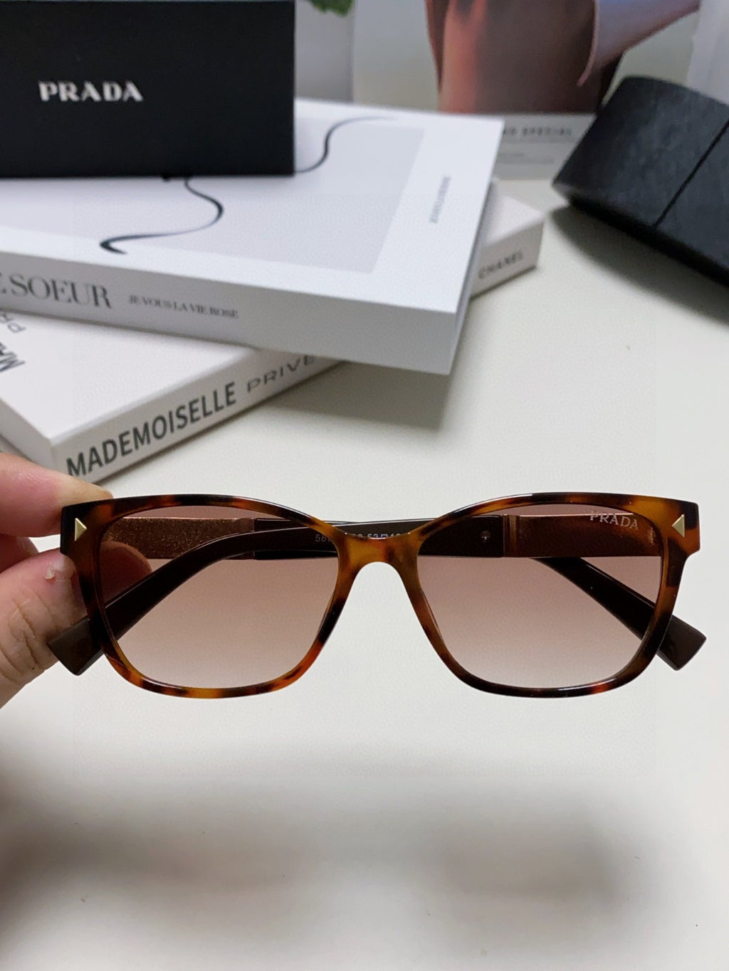 Prada Oversized Silver Lens Sunglasses for Men & Women - 358410 - detail image 3