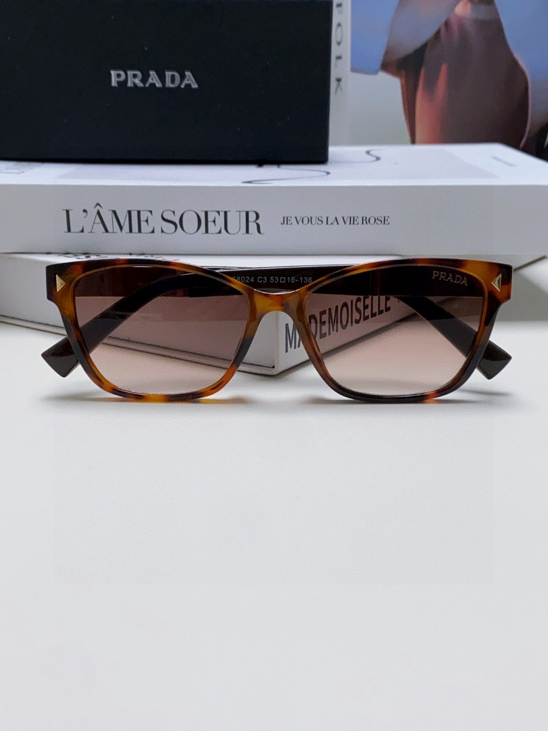 Prada Oversized Silver Lens Sunglasses for Men & Women - 358410 - detail image 6