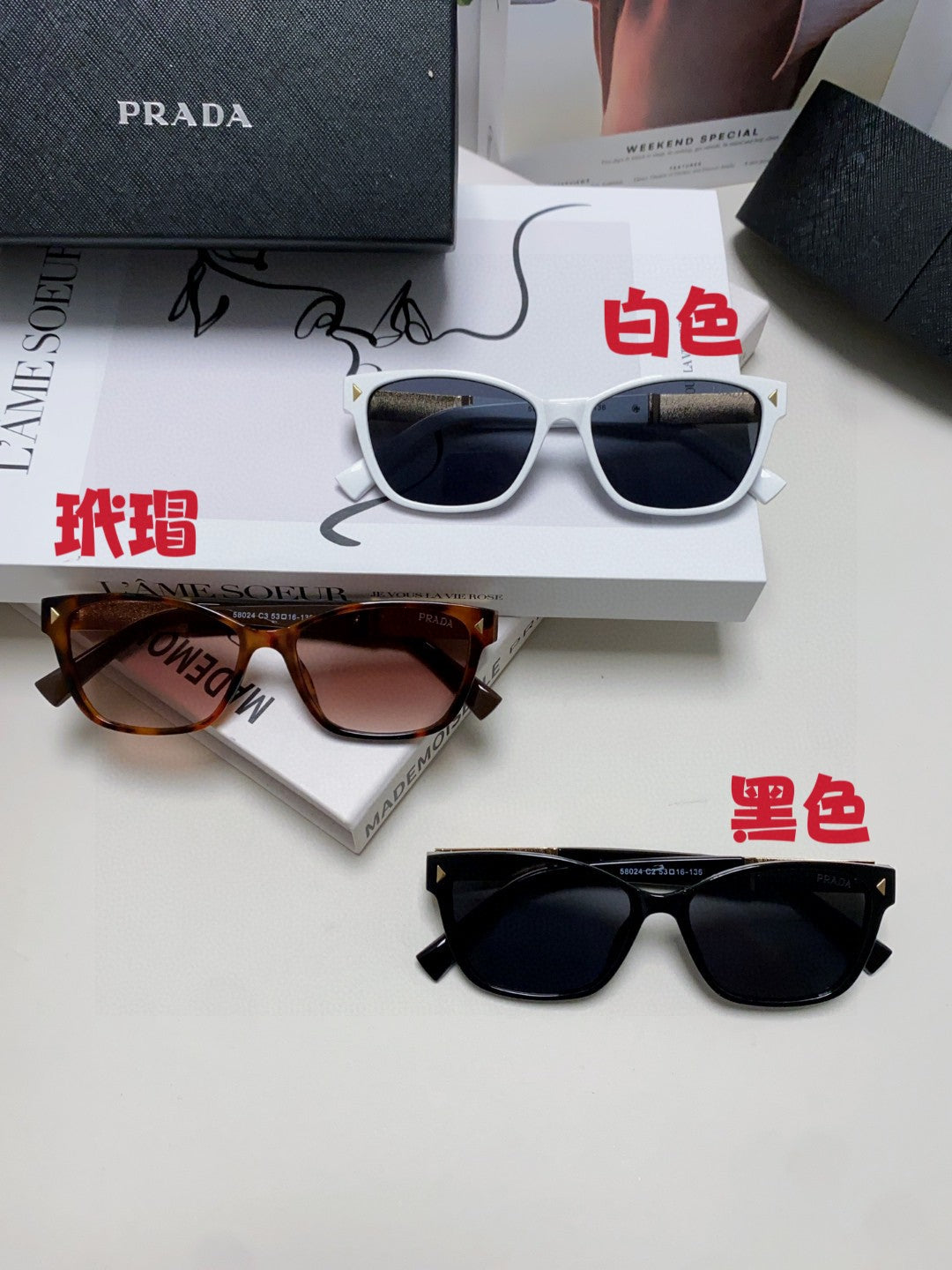 Prada Oversized Silver Lens Sunglasses for Men & Women - 358410 - detail image 9