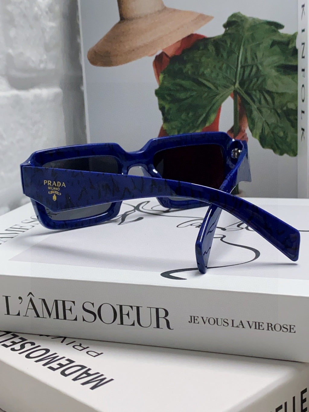 Prada Fashion Blue Lens Sunglasses for Women - 358412 - detail image 2