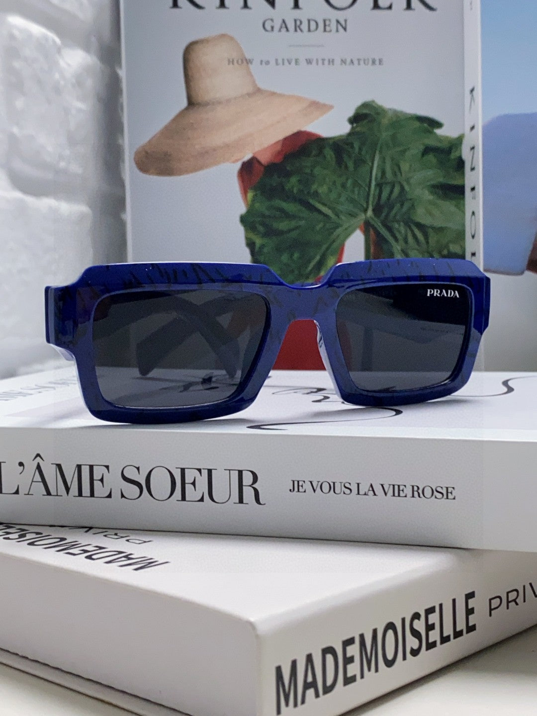 Prada Fashion Blue Lens Sunglasses for Women - 358412