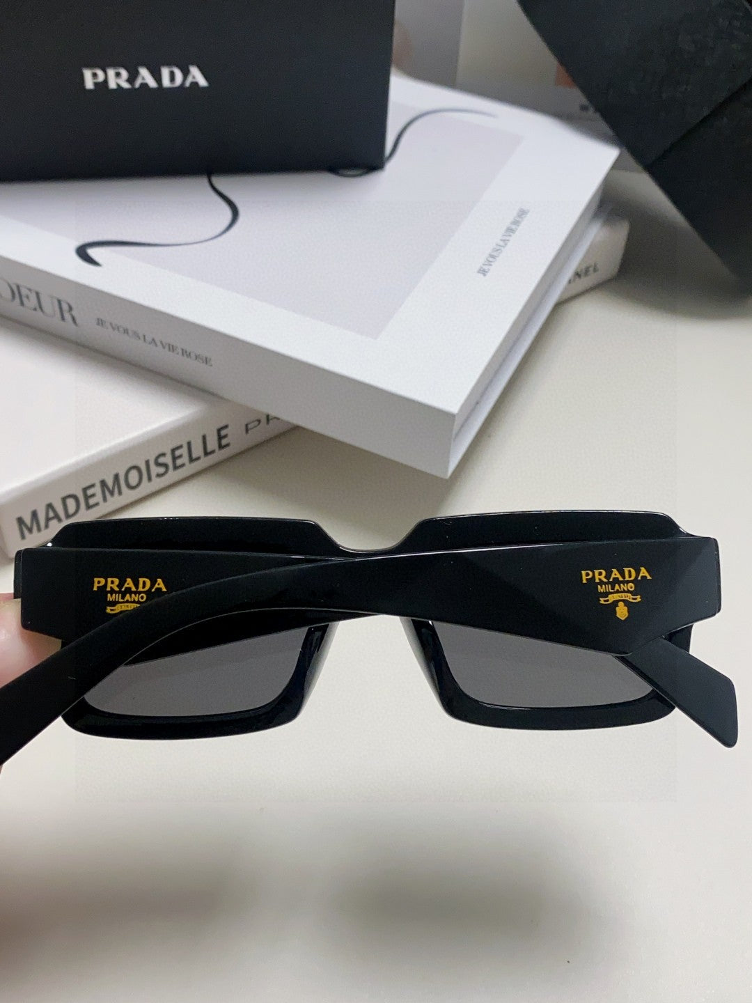 Prada Fashion Gray Lens Sunglasses for Women - 358413 - detail image 3