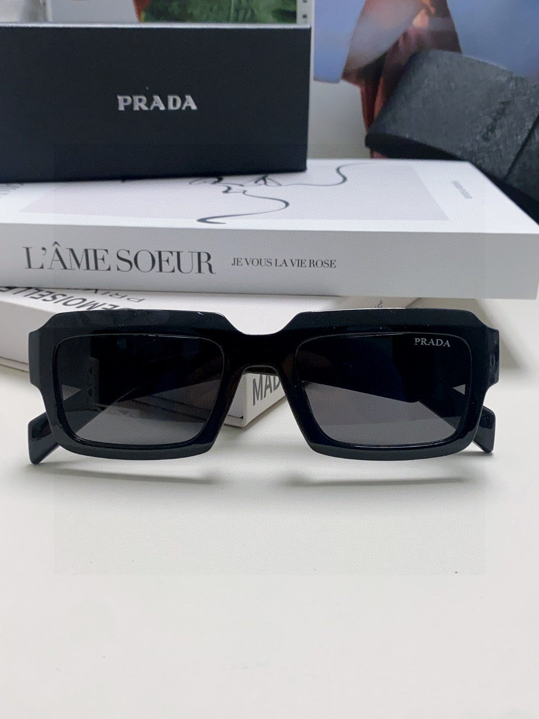 Prada Fashion Gray Lens Sunglasses for Women - 358413 - detail image 5