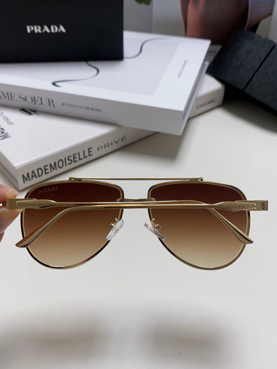 Prada Fashion Gray Lens Sunglasses for Men & Women - 358416 - detail image 4