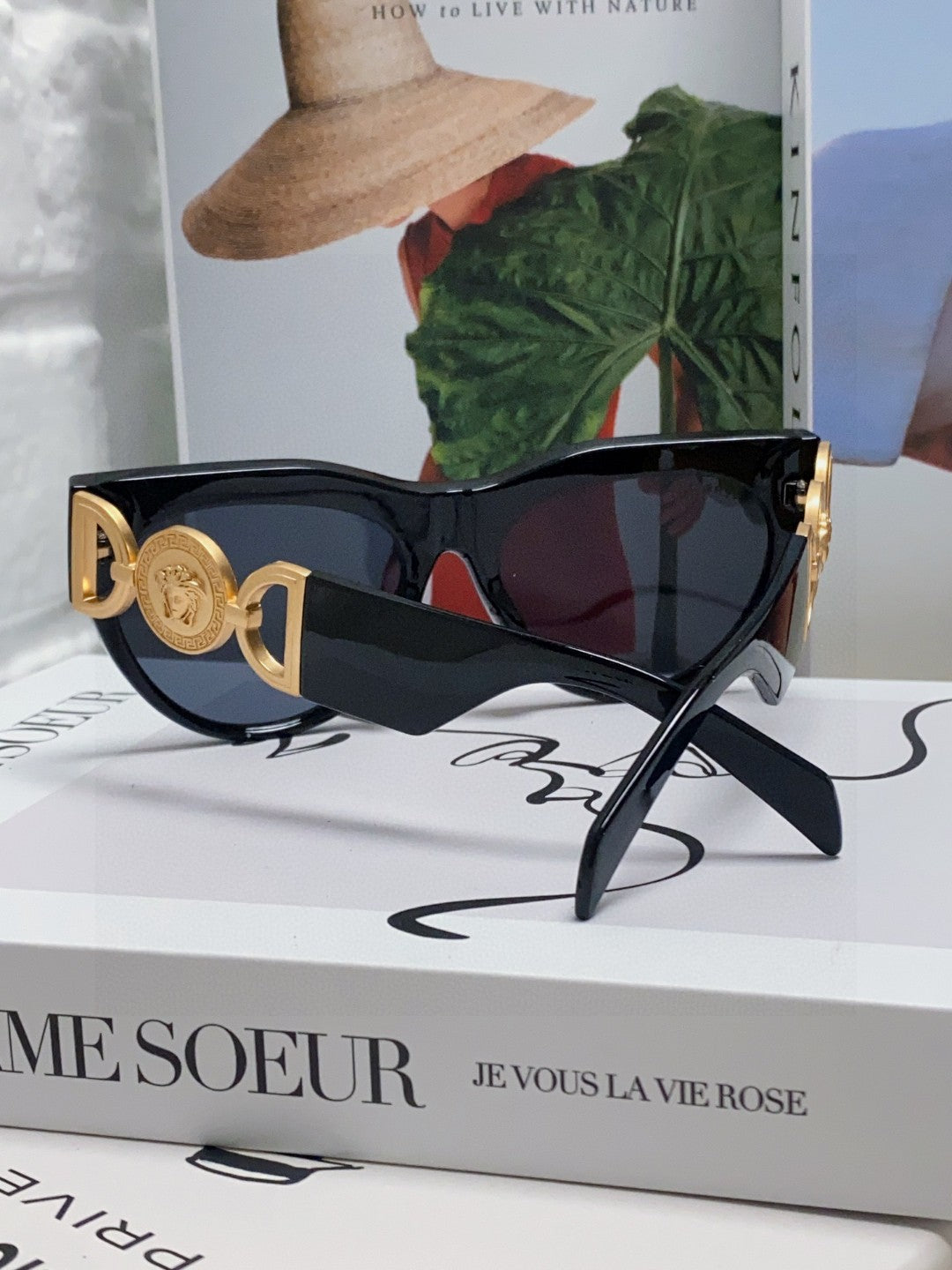 Versace Fashion Black Lens Sunglasses for Men & Women - 358785 - detail image 4