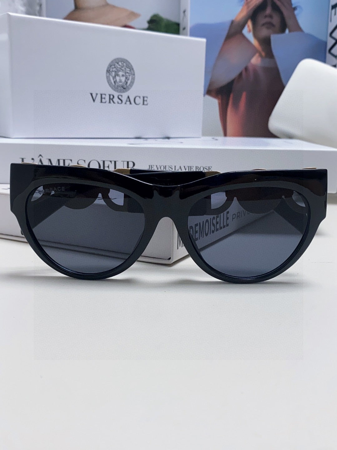 Versace Fashion Black Lens Sunglasses for Men & Women - 487812 - detail image 8