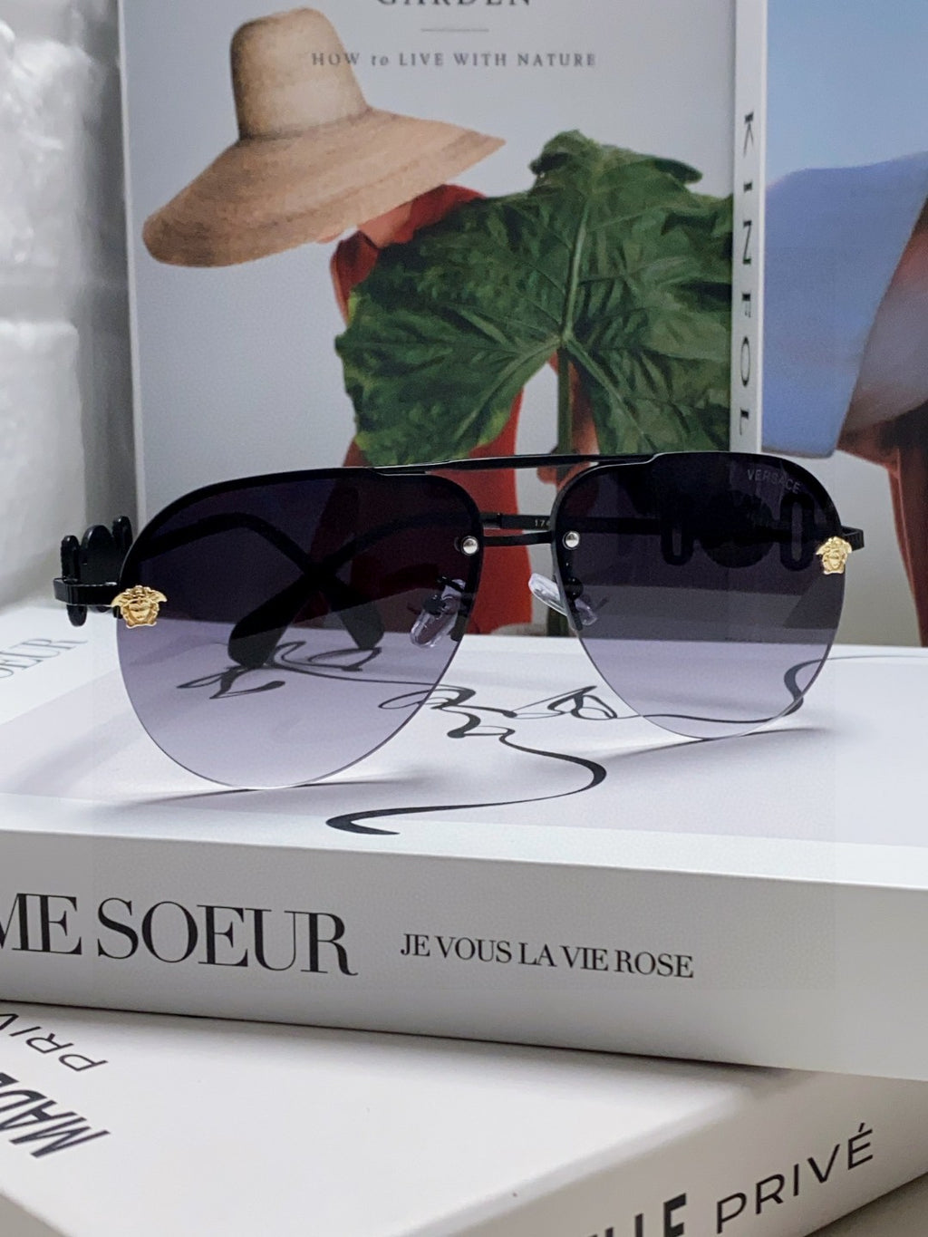 Versace Polarized Fashion Gray Lens Sunglasses for Men & Women - 432785