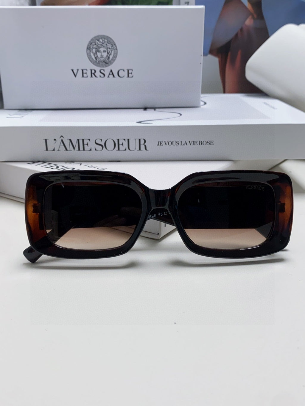 Versace Polarized Fashion Silver Lens Sunglasses for Men & Women - 449860 - detail image 6
