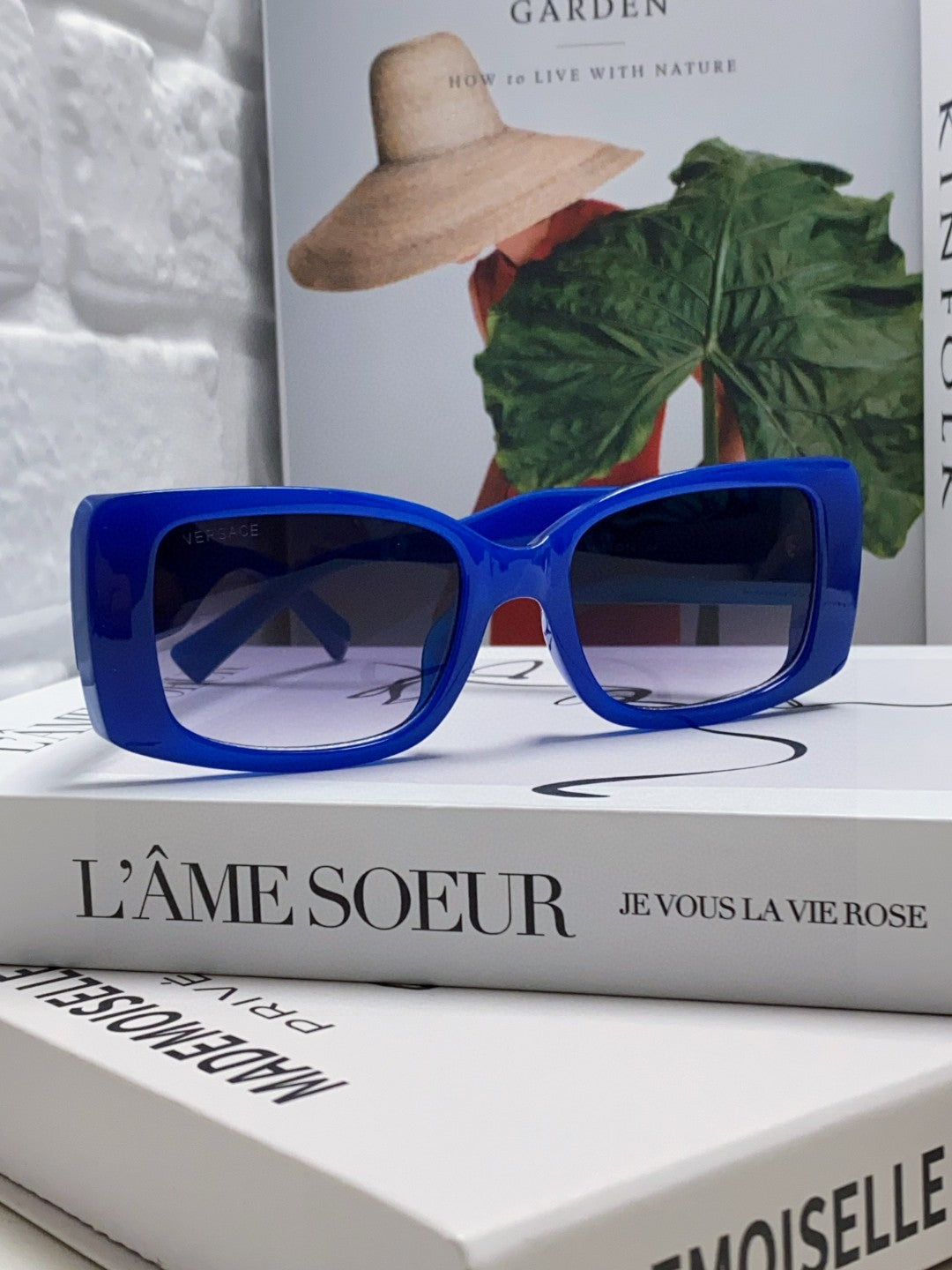 Versace Polarized Fashion Blue Lens Sunglasses for Men & Women - 416374