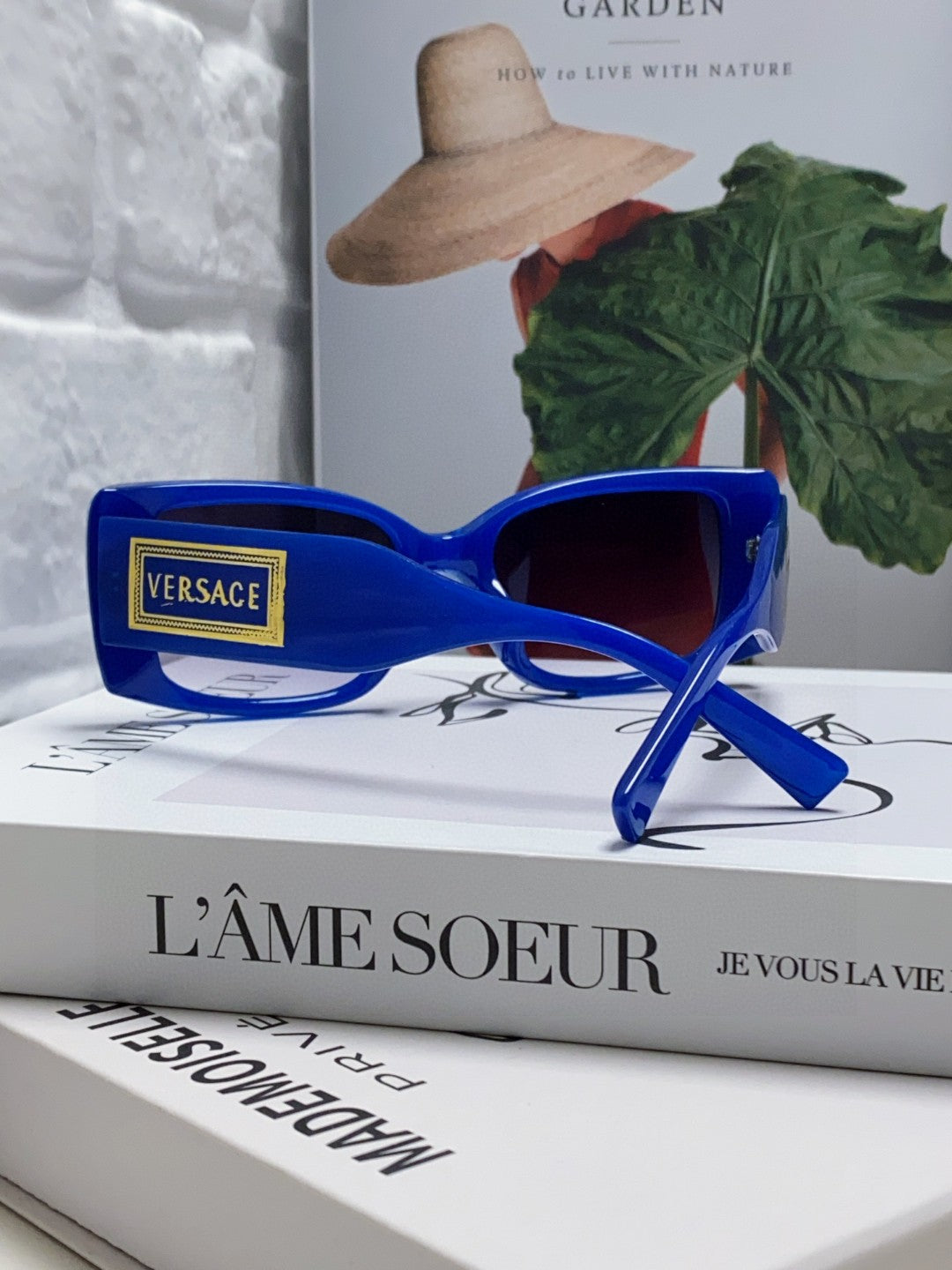 Versace Polarized Fashion Blue Lens Sunglasses for Men & Women - 449861 - detail image 2