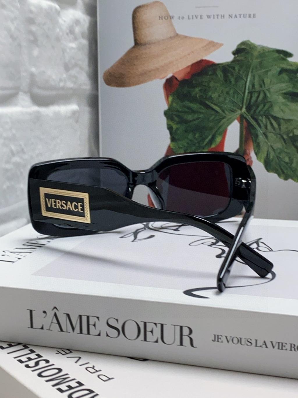 Versace Polarized Fashion Blue Lens Sunglasses for Men & Women - detail image 2