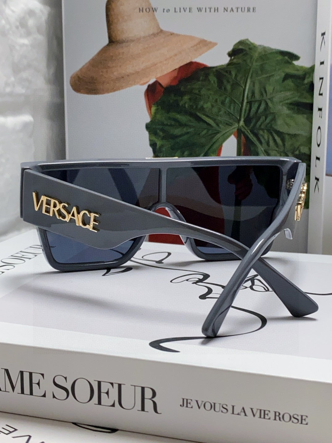 Versace Square Blue Lens Sunglasses for Men & Women - 449865 - detail image 2