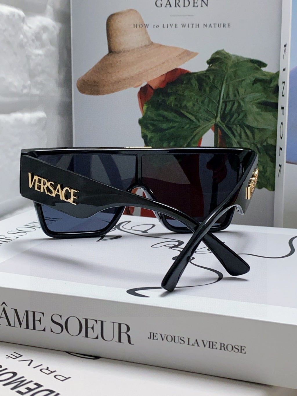 Versace Square Black Lens Sunglasses for Men & Women - 449866 - detail image 2