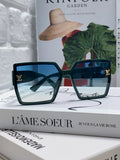 Louis Vuitton Square Black Lens Sunglasses for Women - 414915