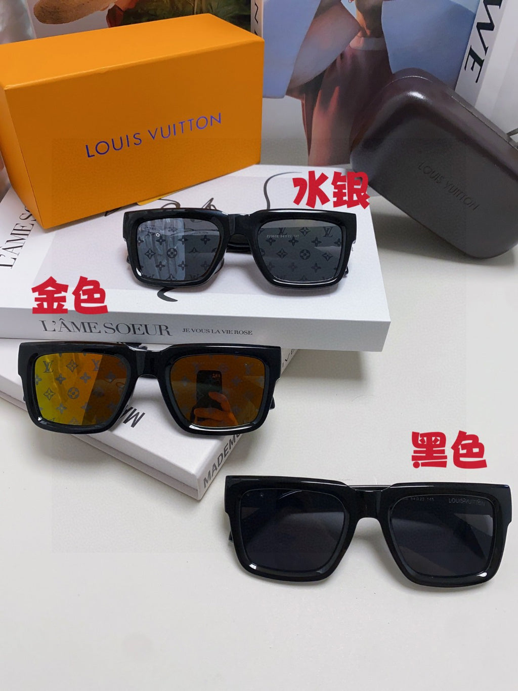 Louis Vuitton Fashion Gray Lens Sunglasses for Men & Women - 414907 - detail image 8