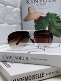 Versace VE2250 Aviator Silver Lens Sunglasses for Men & Women