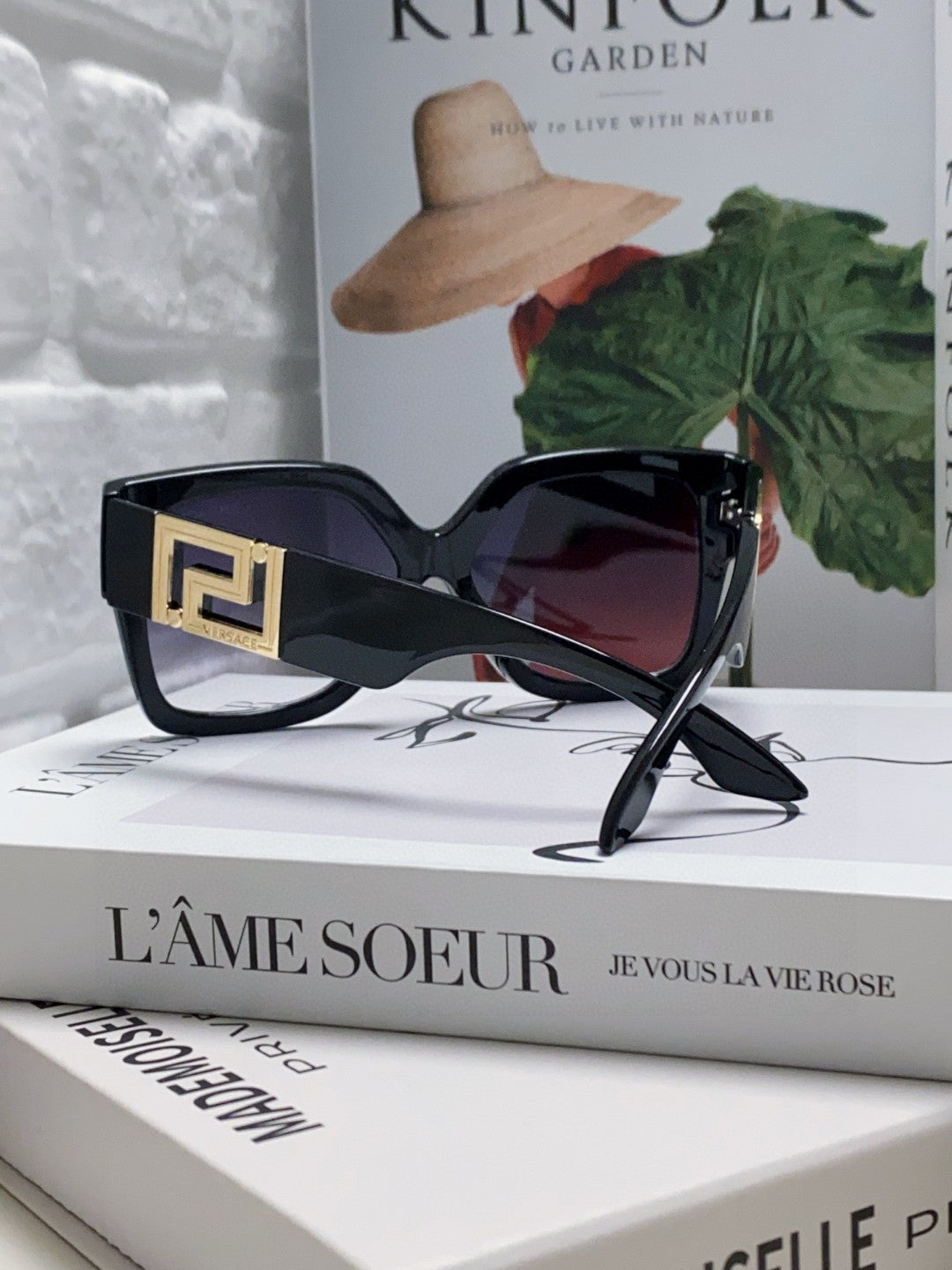 Versace Square Black Lens Sunglasses for Men & Women - 449877 - detail image 4