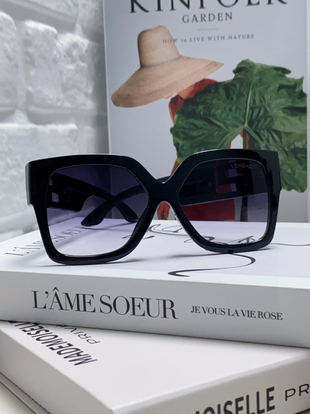 Versace Square Black Lens Sunglasses for Men & Women - 449877 - detail image 3