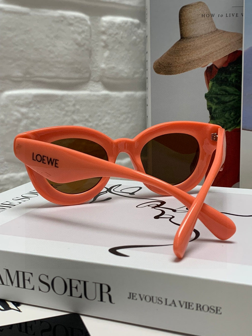 Loewe Round Black Lens Sunglasses for Men & Women