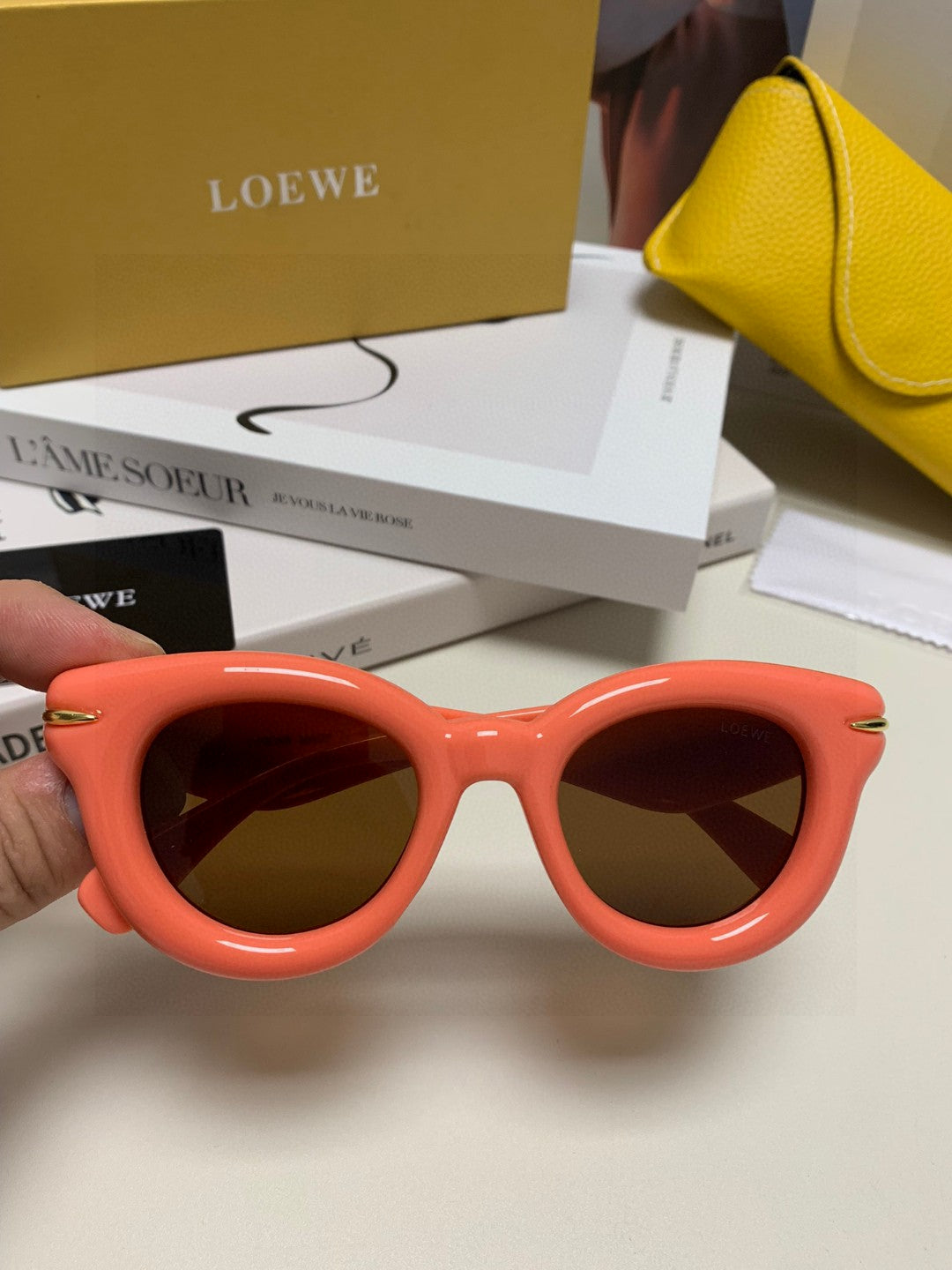 Loewe Round Black Lens Sunglasses for Men & Women - detail image 2