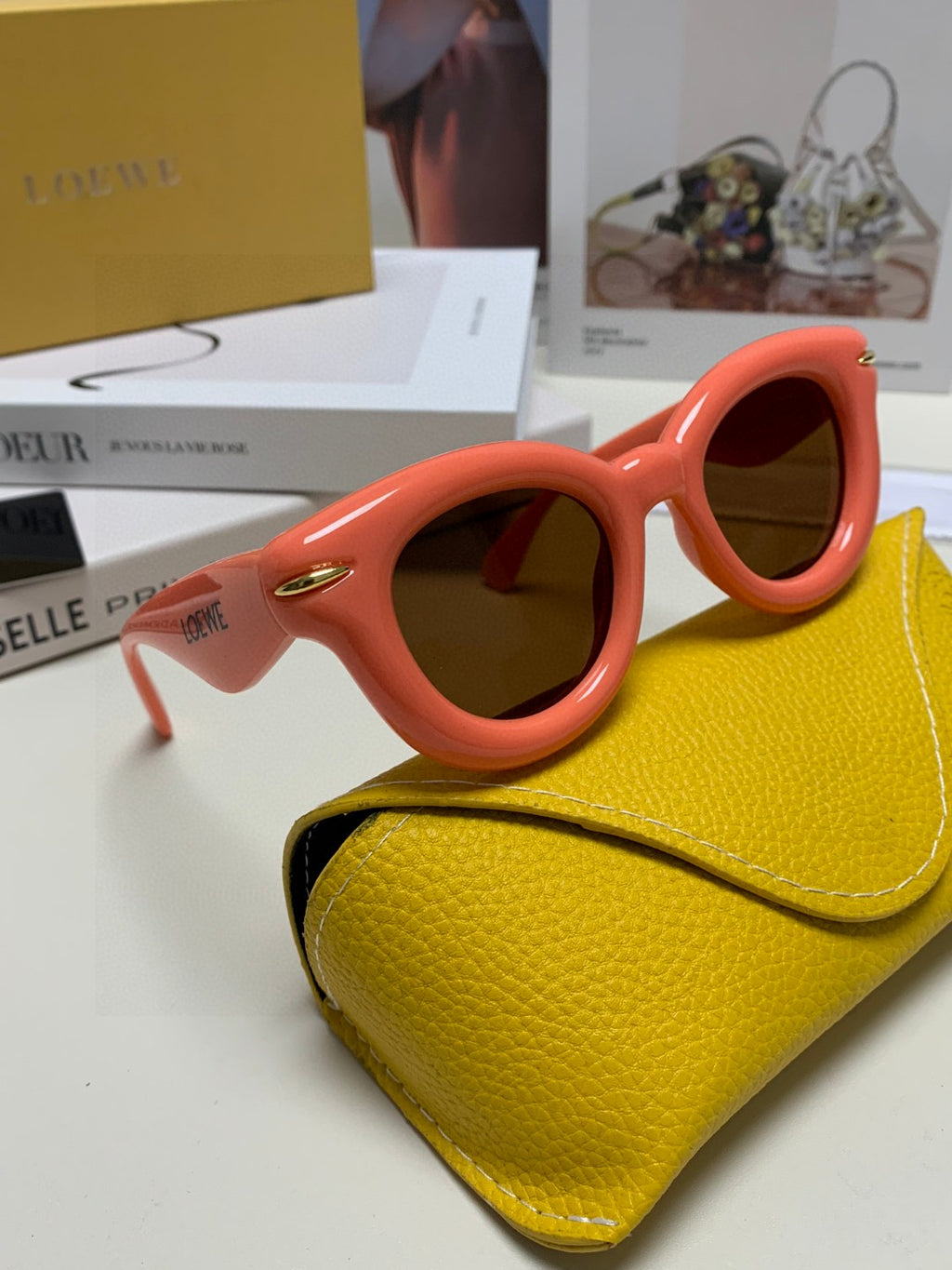 Loewe Round Black Lens Sunglasses for Men & Women - detail image 5