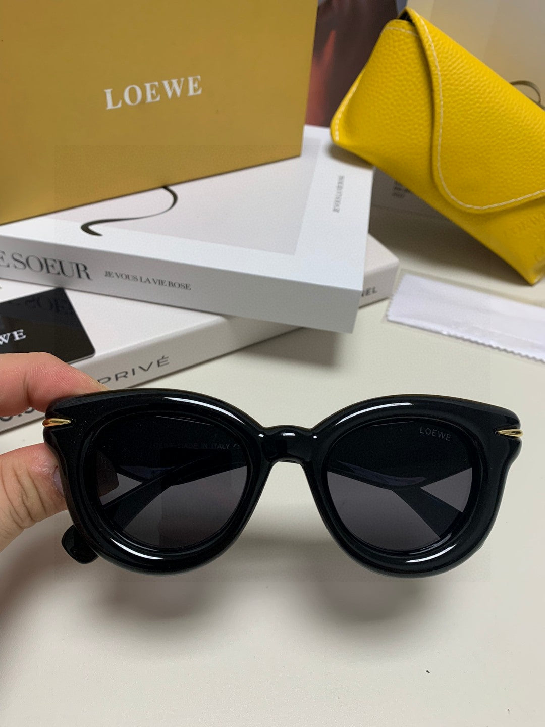 Loewe Round Silver Lens Sunglasses for Men & Women - detail image 5