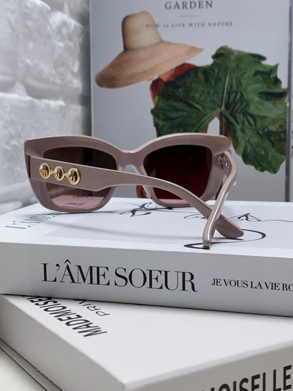 Miu Miu Cat-Eye Silver Lens Sunglasses for Women - 466052 - detail image 2