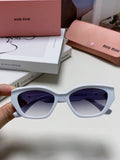 Miu Miu Cat-Eye Gray Lens Sunglasses for Women - 466056