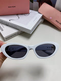 Miu Miu Cat-Eye Gray Lens Sunglasses for Men & Women - 466058