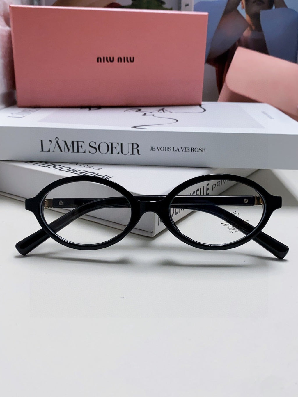 Miu Miu Round Gold Lens Sunglasses for Men & Women - detail image 6