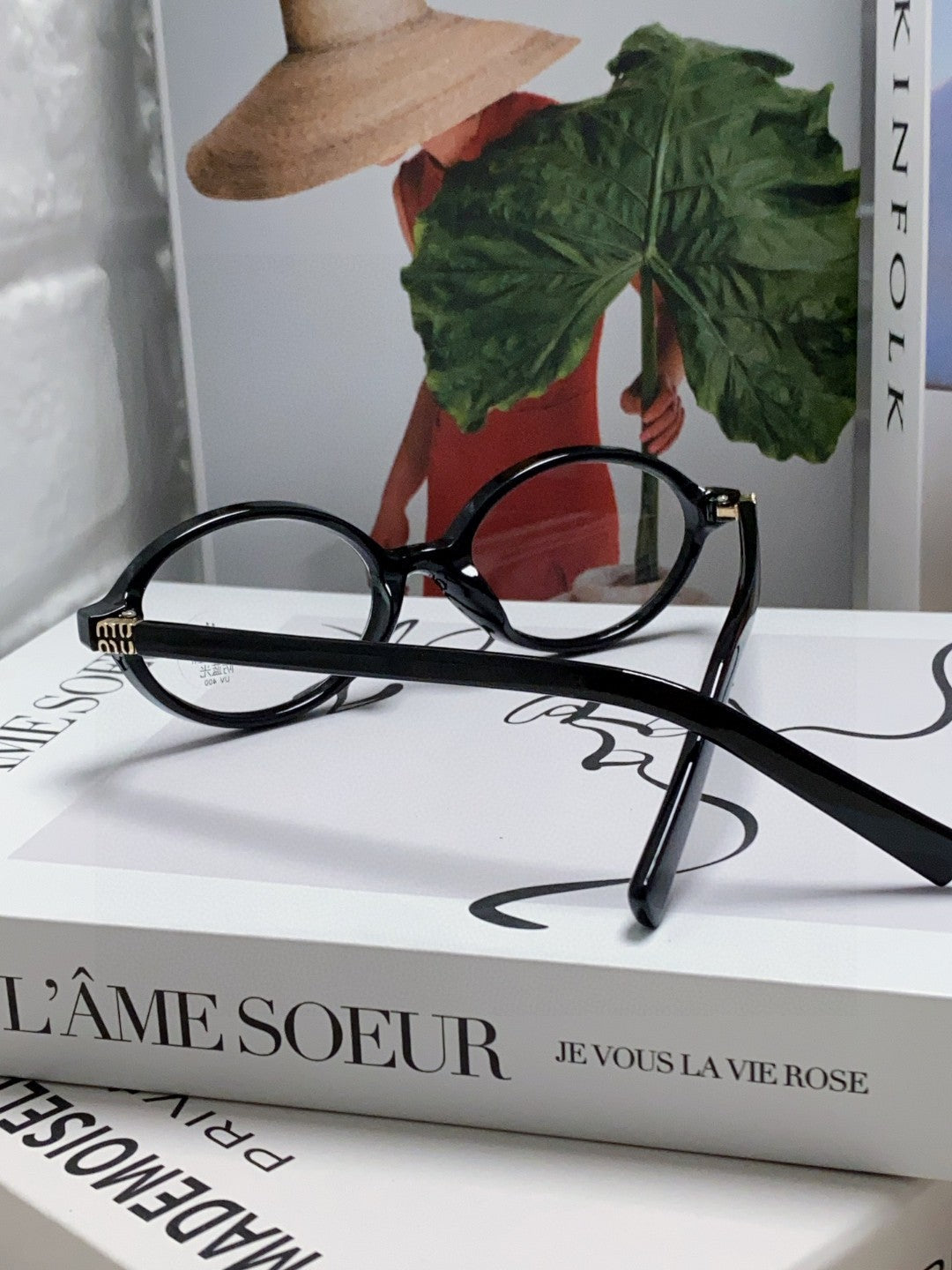 Miu Miu Round Gold Lens Sunglasses for Men & Women - detail image 2