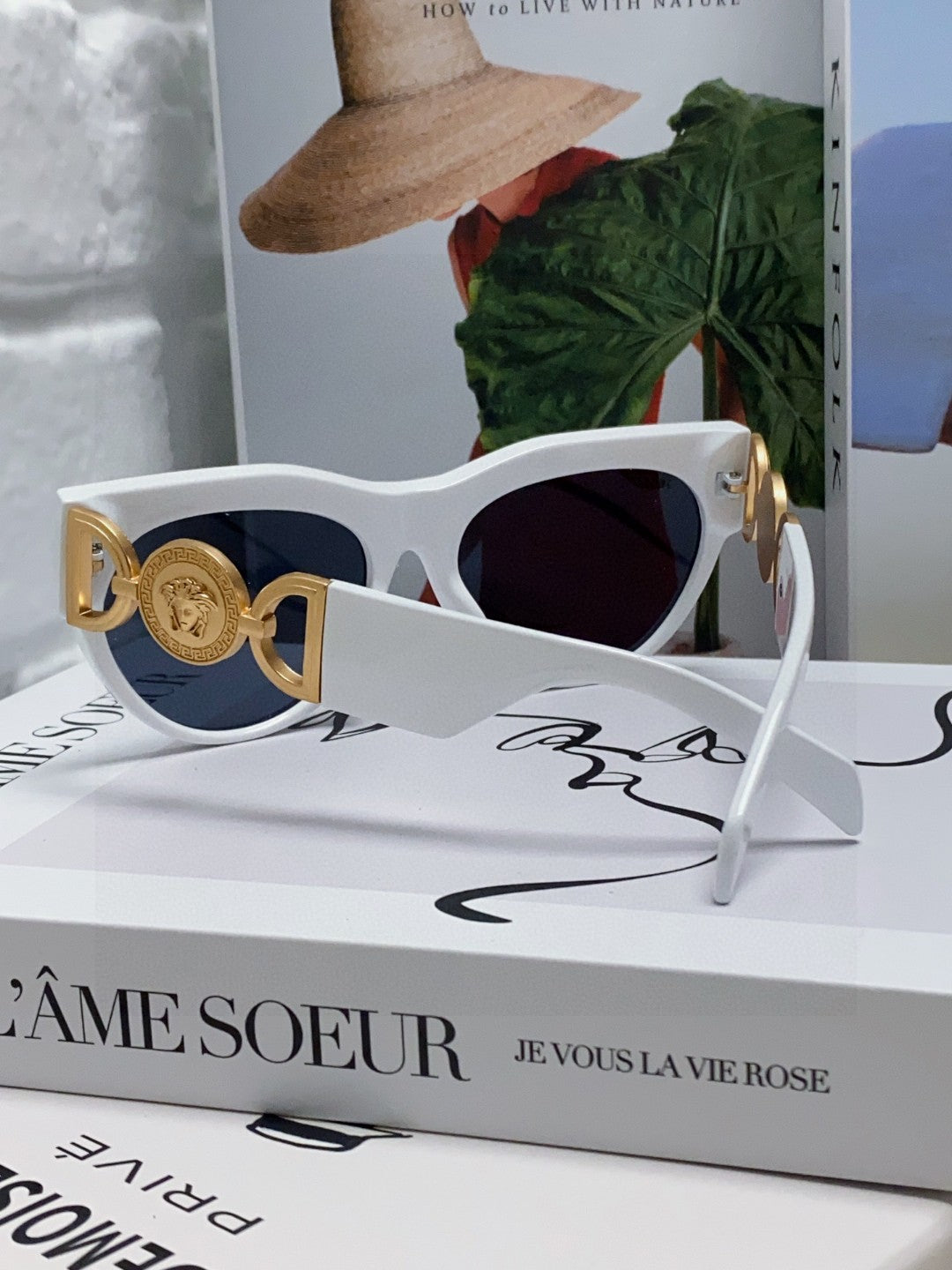 Versace Fashion Black Lens Sunglasses for Men & Women - 487898 - detail image 4