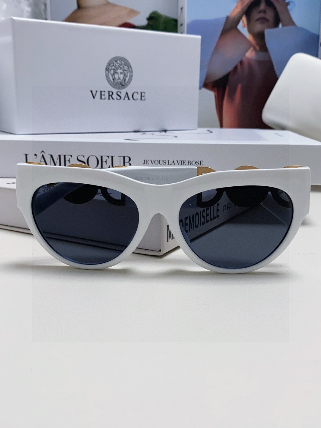 Versace Fashion Black Lens Sunglasses for Men & Women - 487898 - detail image 8