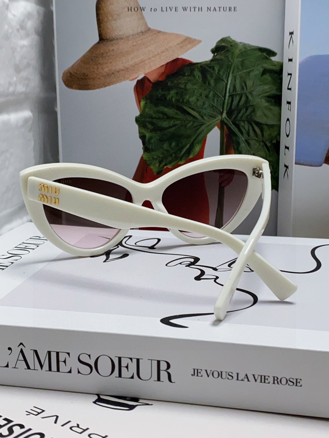 Miu Miu Cat-Eye Silver Lens Sunglasses for Men & Women - 487696 - detail image 2