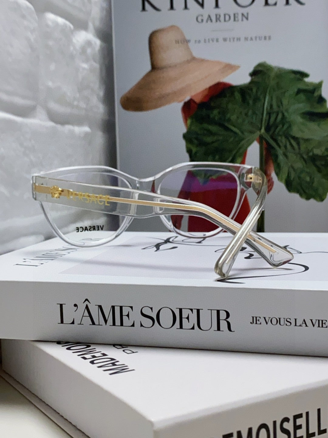 Versace Round Gray Lens Sunglasses for Women
