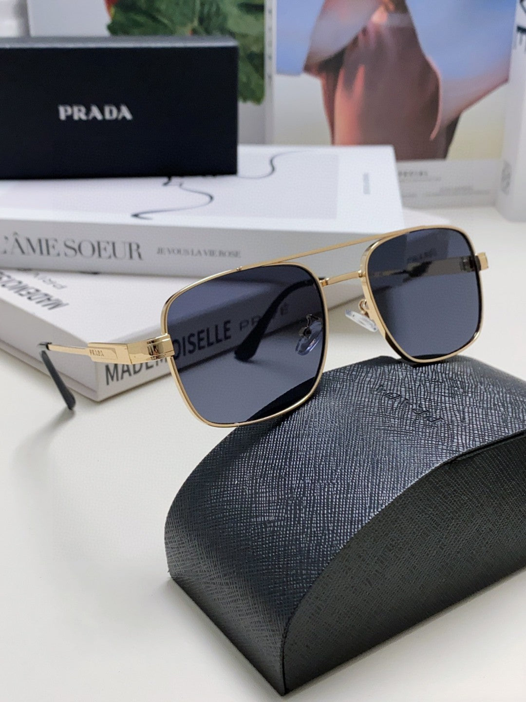Prada Square Gray Lens Sunglasses for Men & Women - 998156 - detail image 6