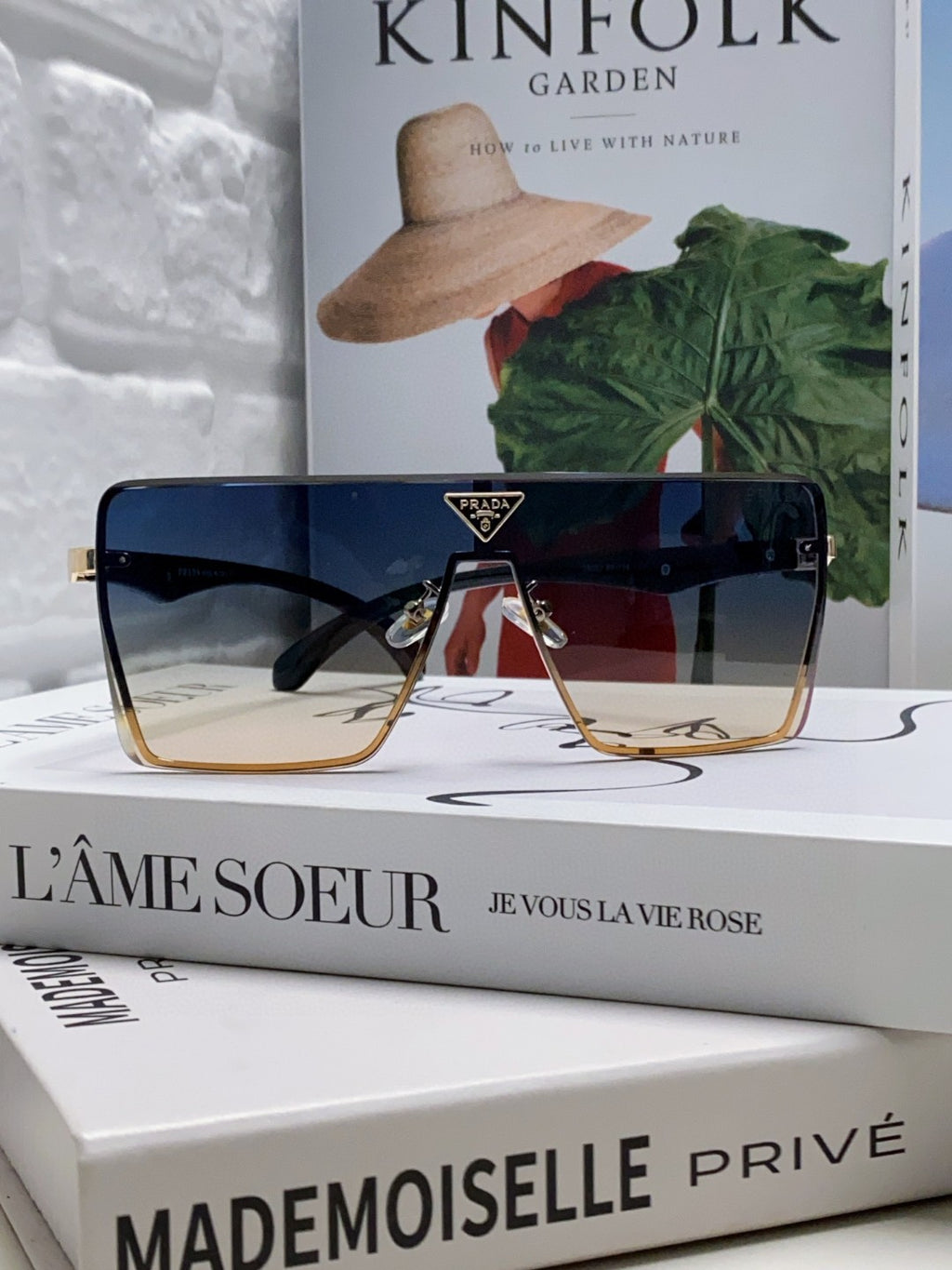 Prada Oversized Silver Lens Sunglasses for Men & Women - 998157