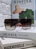 Prada Oversized Silver Lens Sunglasses for Men & Women - 998159