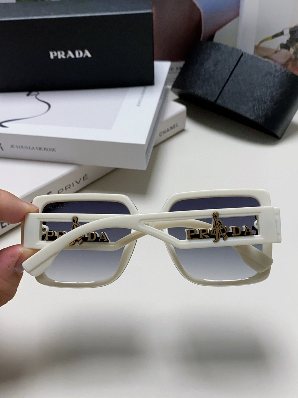 Prada Fashion Silver Lens Sunglasses for Men & Women - 998162 - detail image 4