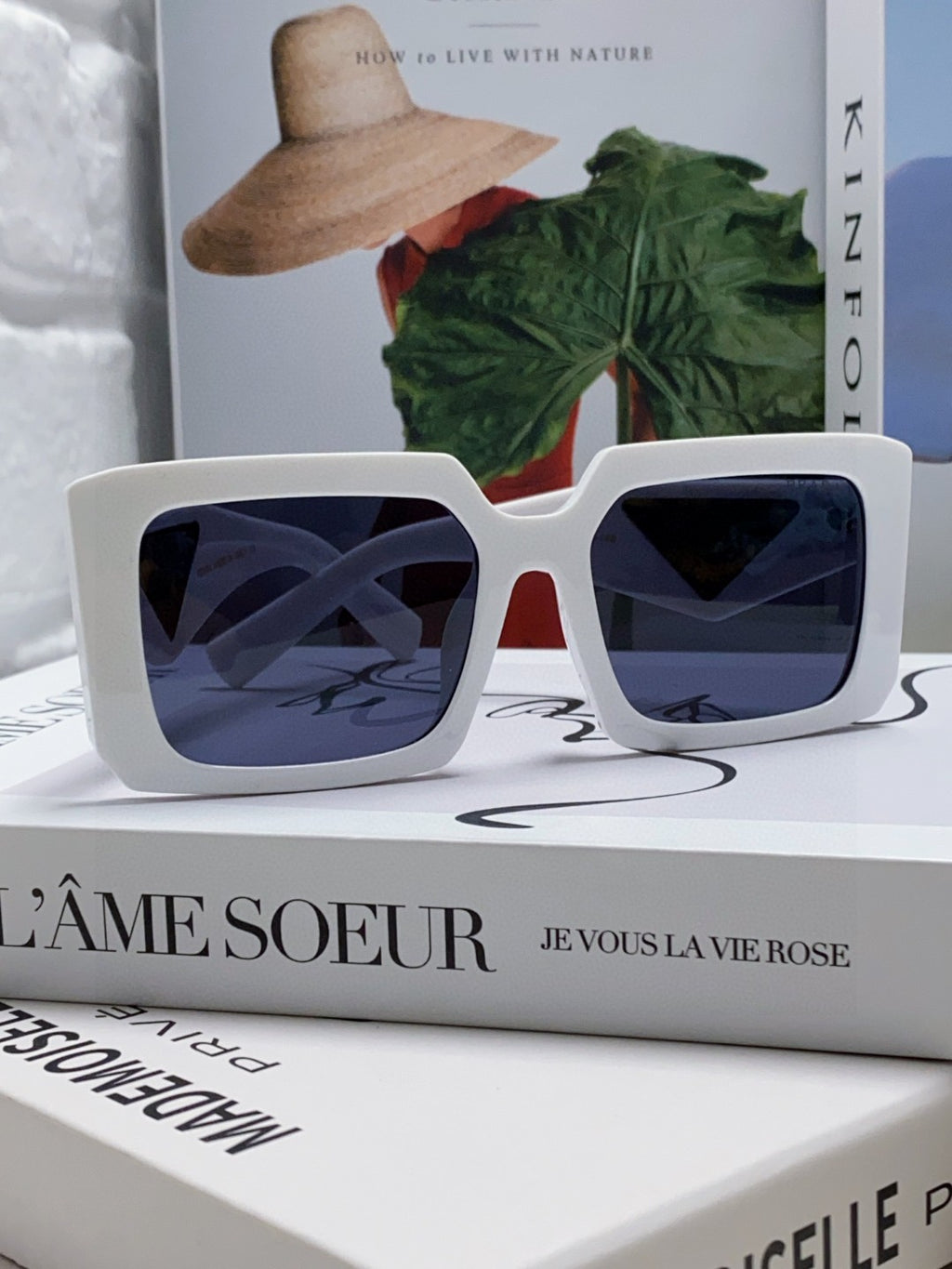 Prada Metal Oversized Silver Lens Sunglasses for Men - 998165