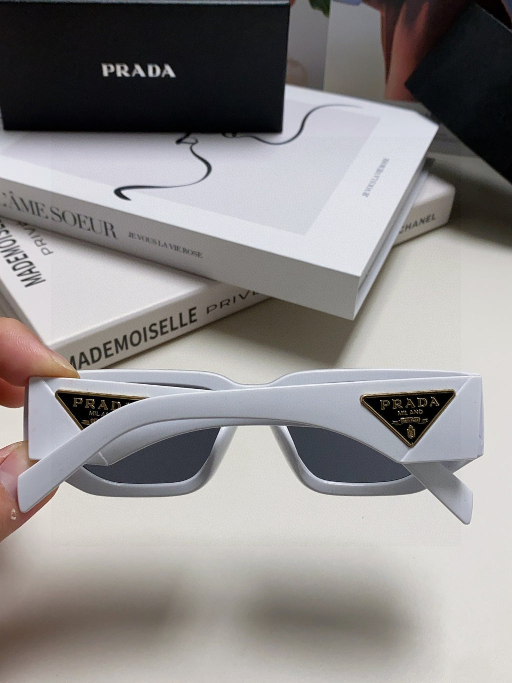 Prada Fashion Blue Lens Sunglasses for Men & Women - 998168 - detail image 3