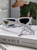Prada Fashion Blue Lens Sunglasses for Men & Women - 998168
