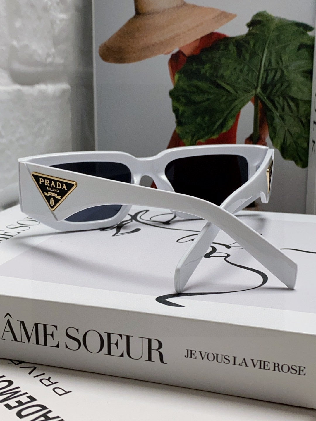 Prada Fashion Blue Lens Sunglasses for Men & Women - 998168