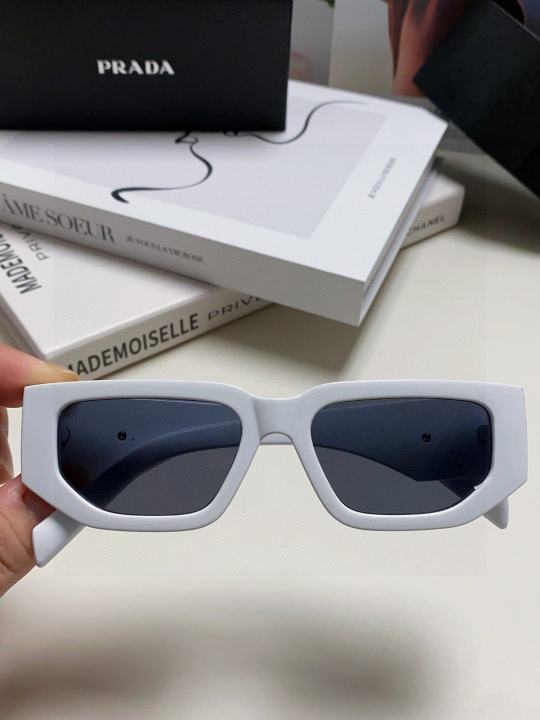 Prada Fashion Blue Lens Sunglasses for Men & Women - 998168 - detail image 2