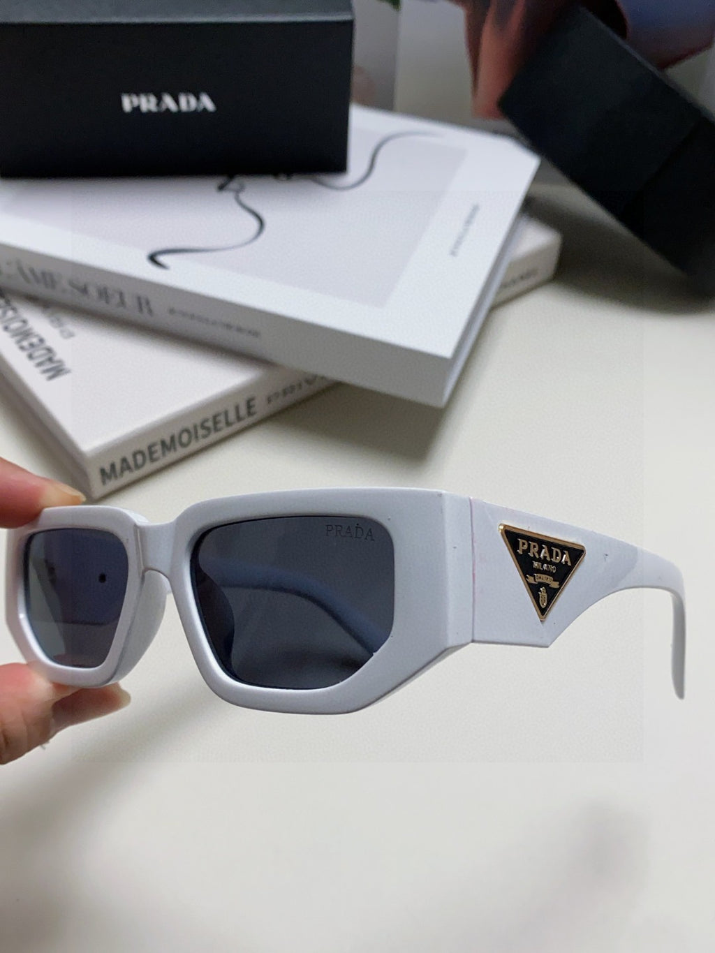 Prada Fashion Blue Lens Sunglasses for Men & Women - 998168 - detail image 4