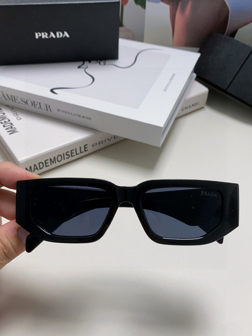 Prada Fashion Blue Lens Sunglasses for Men & Women - 998169 - detail image 3