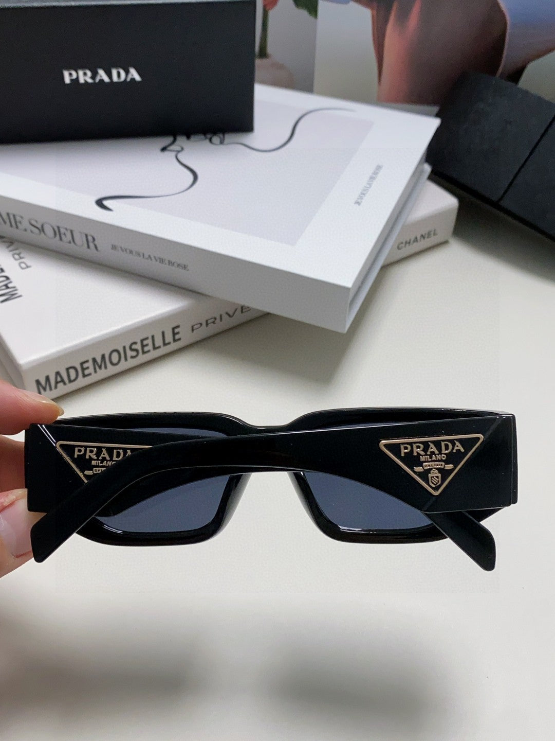 Prada Fashion Blue Lens Sunglasses for Men & Women - 998169 - detail image 4