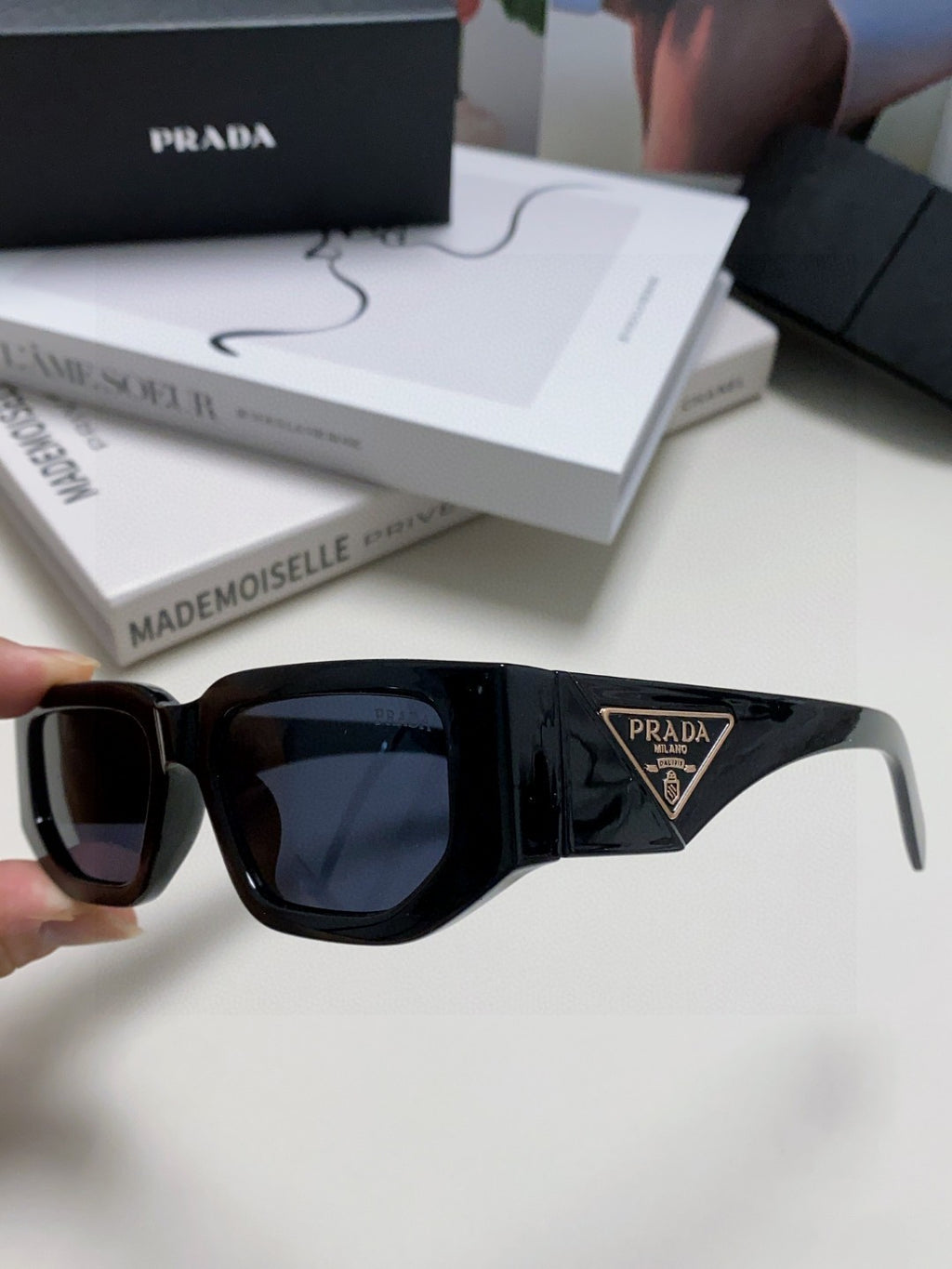 Prada Fashion Blue Lens Sunglasses for Men & Women - 998169 - detail image 5