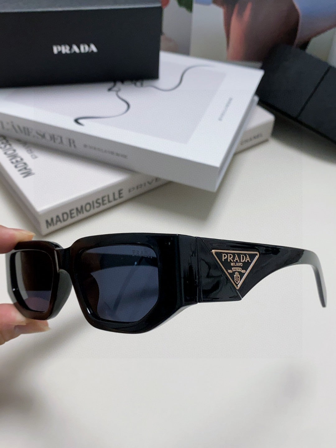 Prada Fashion Blue Lens Sunglasses for Men & Women - 998169 - detail image 5